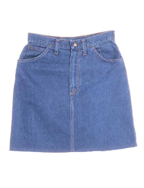 Label Short Denim Skirt boho skirt vibe