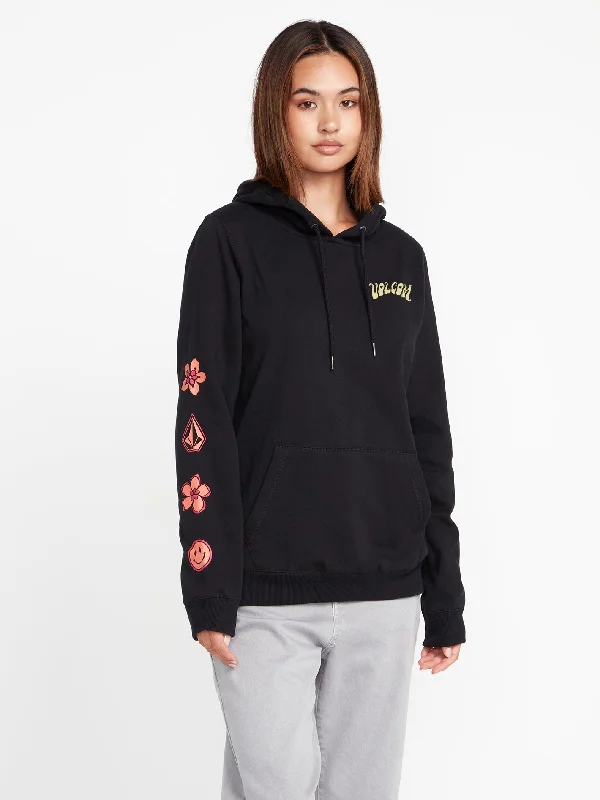 Truly Deal Hoodie - Black Hoodie with Slit Hem Functional Movement