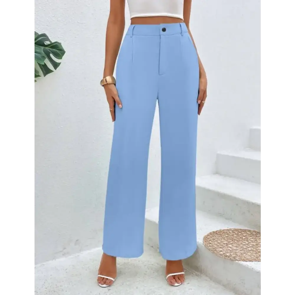 Regular Fit Women Trousers And Pants Trousers High Rise Slim Fit