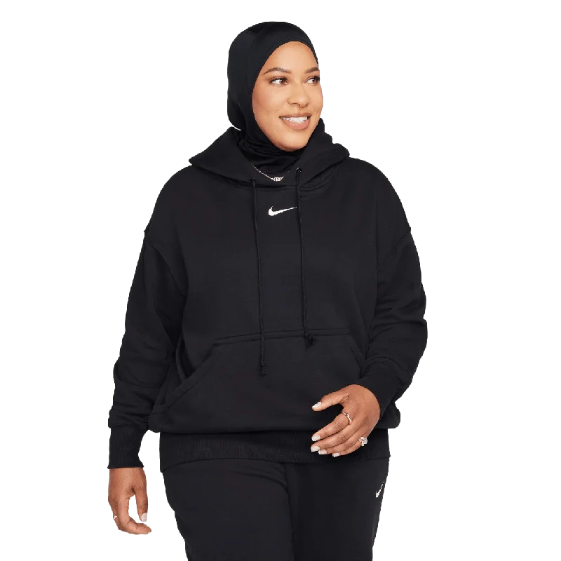 Women's Over-Oversized Pullover Hoodie (DQ5860-010) Hoodie with Mesh Breathable Sporty