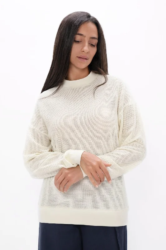 Philly  - Cosy Sweater - Powder Notch Collar Peter Pan Collar Cowl Neck