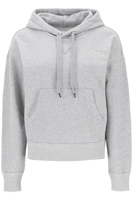 sylla hoodie SW0102FA A2M41I GREY Hoodie with Drawstring Waist Adjustable Fitted