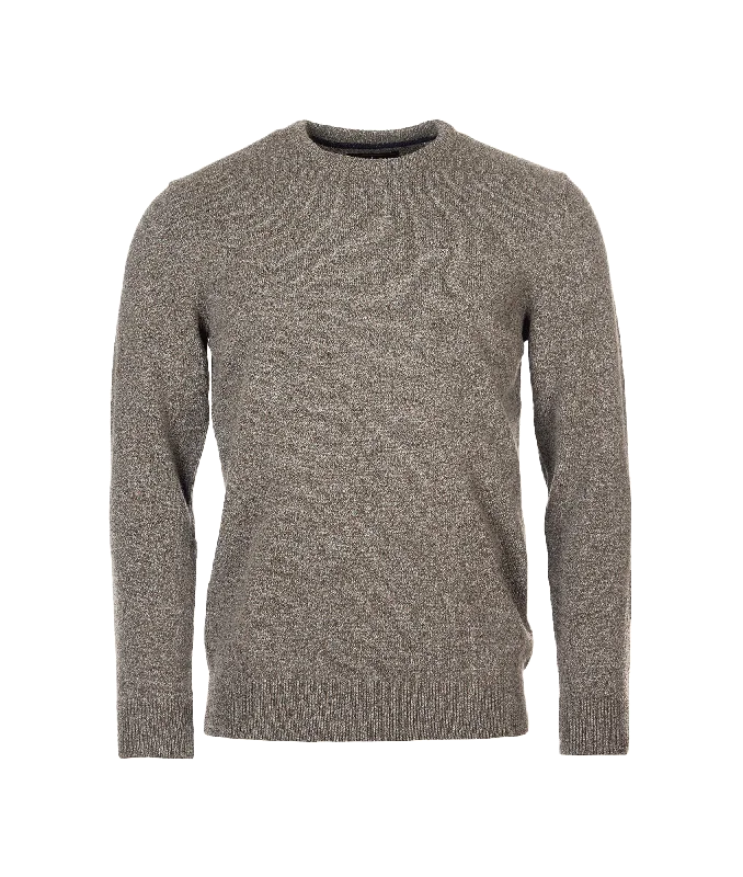 Essential Tisbury Crew-Neck Sweatshirt - Grey Hoodie with Velcro Closure Adjustable Secure