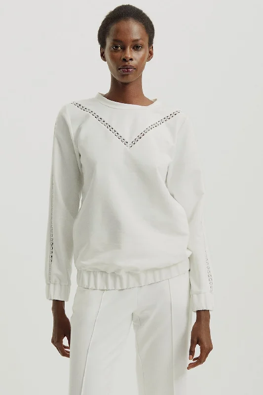 Elmer Sweatshirt Hoodie with Hem Detail Decorative Unique