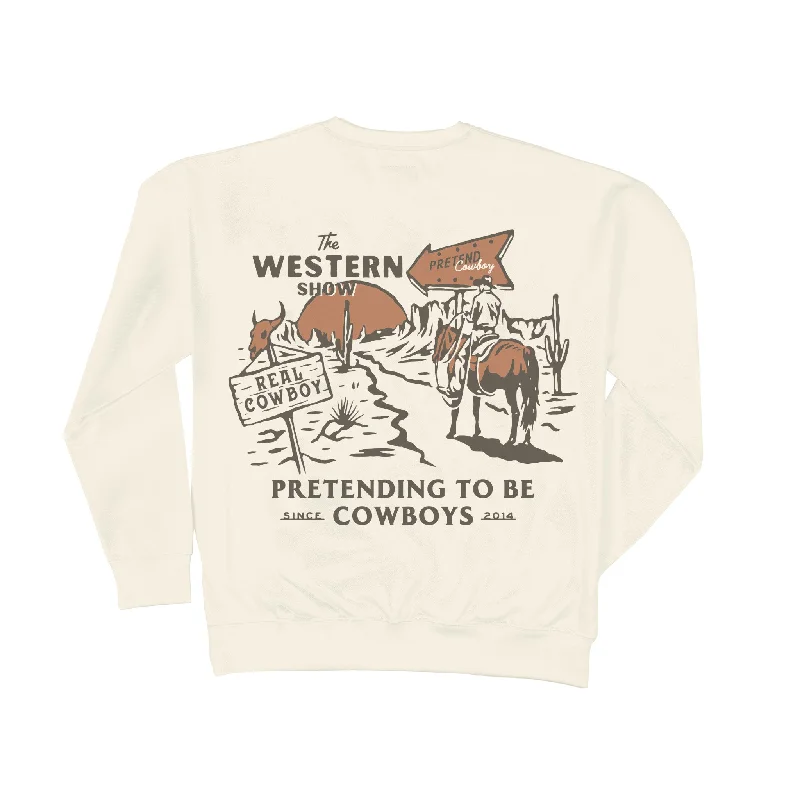 Western Show Sweatshirt Hoodie with Sequins Glamorous Eye-catching