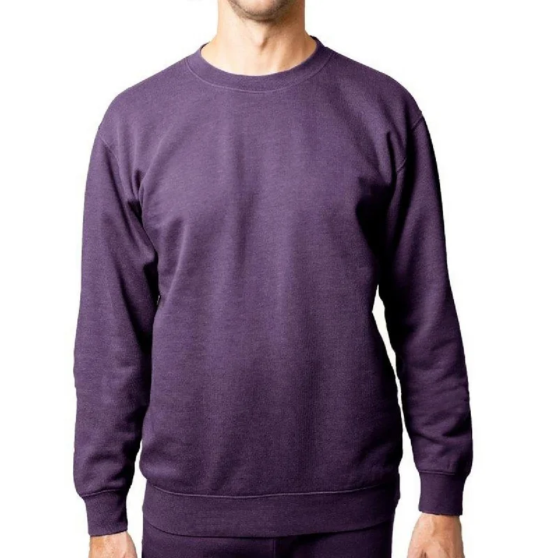 Lazer Mens Fleece Crewneck Sweatshirt Hoodie with High Neck Warm Protective