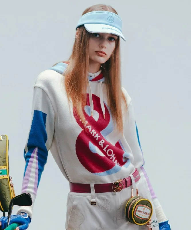 AND Knit Hoodie | WOMEN Hoodie with Belted Waist Structured Tailored