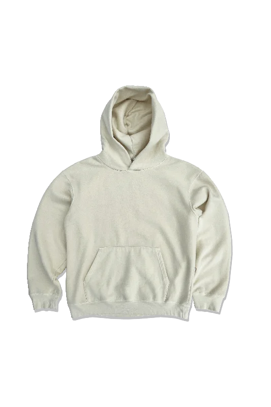 Exclusive Lunch Hoodie - Cream Bone Hoodie with Neon Bright Vibrant