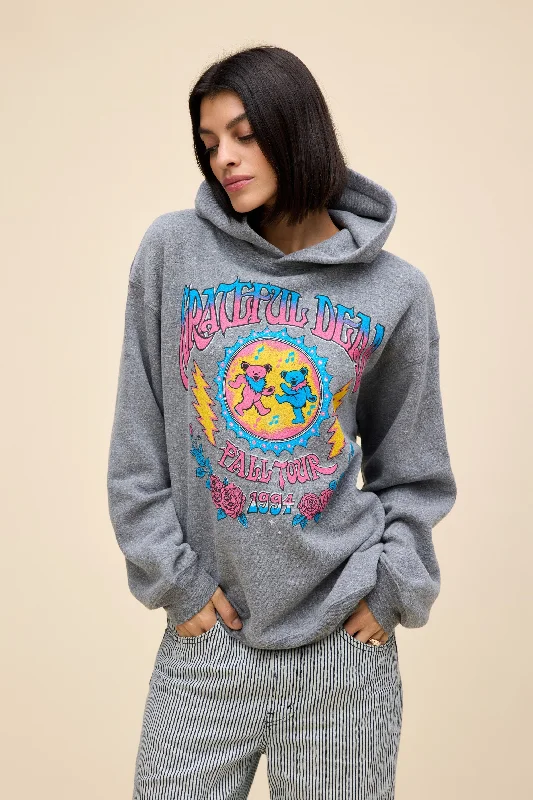DAYDREAMER Grateful Dead Fall Tour 94 BF Hoodie Hoodie with Rhinestones Sparkly Elegant