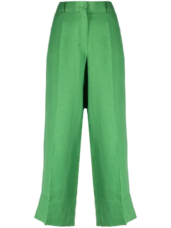 S Max Mara Trousers Green Trousers sophisticated sleek