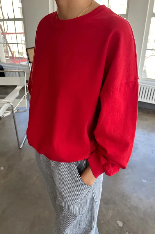 Cali Jersey Sweatshirt (Chili) Hoodie with Mesh Breathable Sporty