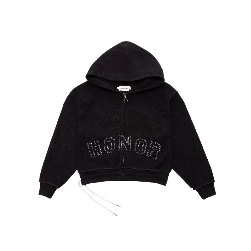 Honor The Gift Womens Reversed Honoree Full Zip Hoodie Hoodie Sweatshirt Pullover