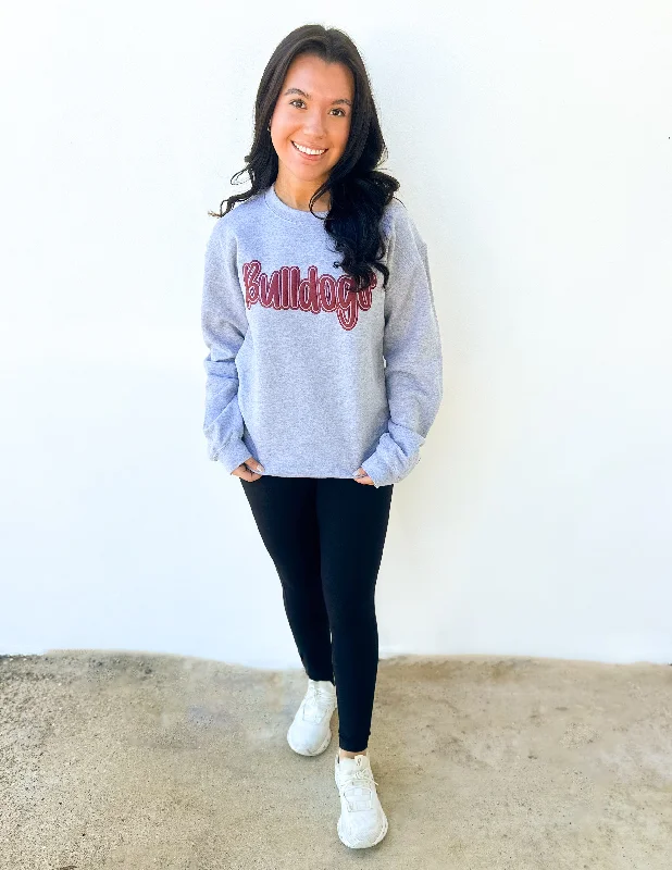 Bulldogs Addyson Nicole Sweatshirt Hoodie with Emblem Brand Identity