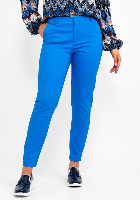 b.young Slim Leg Trousers, Azure Blue Trousers practical durable