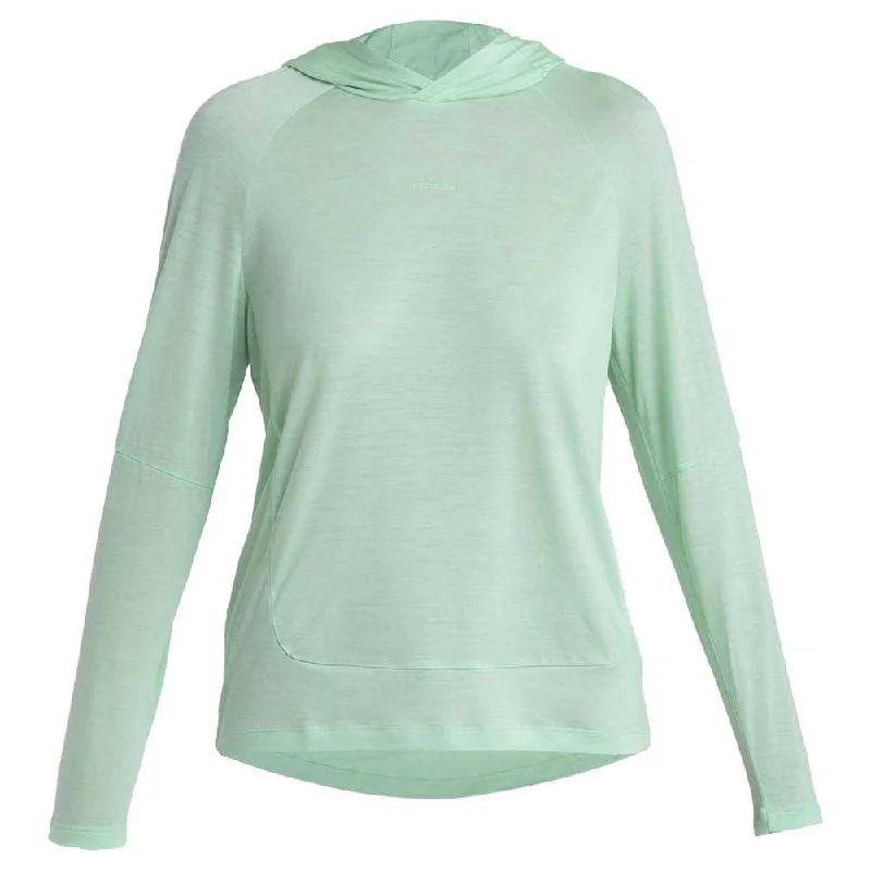 Women's 125 Cool-Lite Merino Blend Sphere Long Sleeve Hoodie Hoodie with Distressed Vintage Worn
