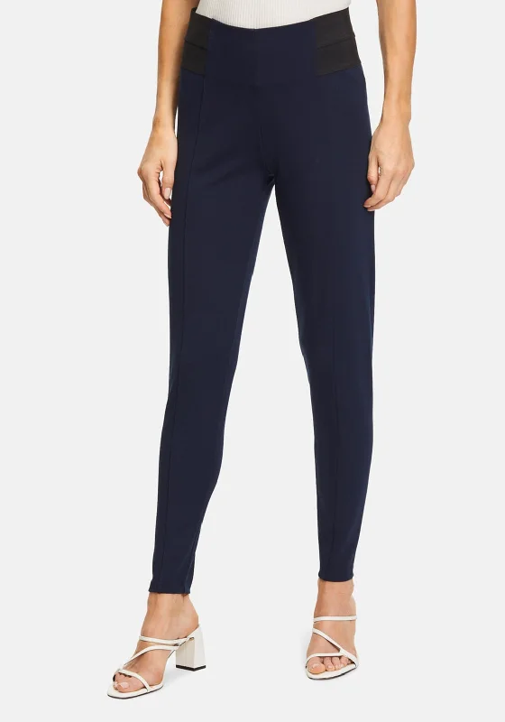 Betty Barclay Stretch Trousers, Navy Trousers Favorite Customer