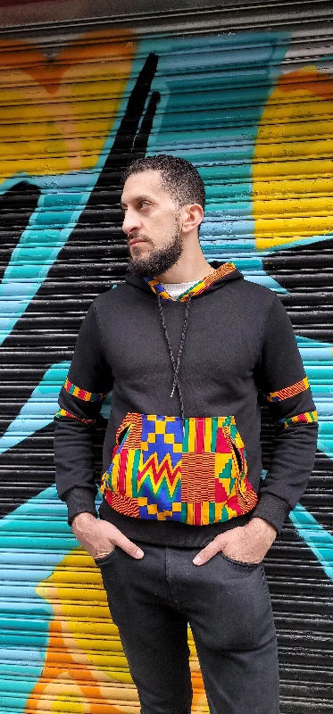 ENOWA AFRICAN PRINT UNISEX ADULTS’ HOODIE SWEATSHIRT Graphic Hoodie Design Print
