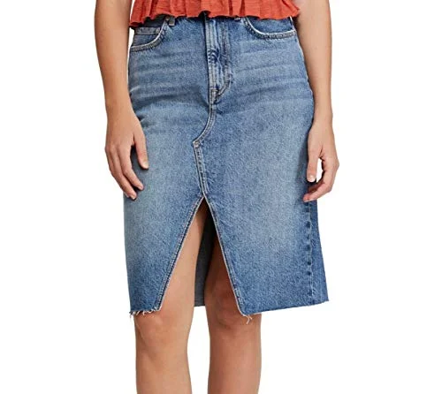 Free People Suzanne Midi Denim Skirt velvet skirt plush