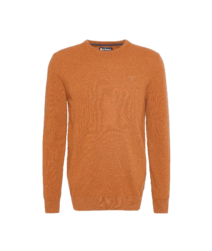 Essential Crew Neck Sweatshirt - Orange Hoodie with Magnetic Closure Innovative Modern