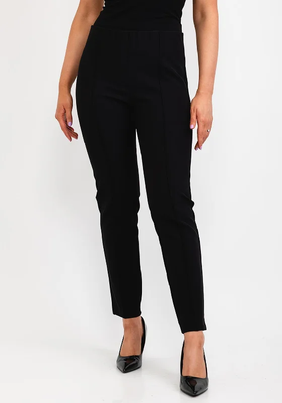 Zerres Jane Pleat Leg Trousers, Black Trousers chic fashionable