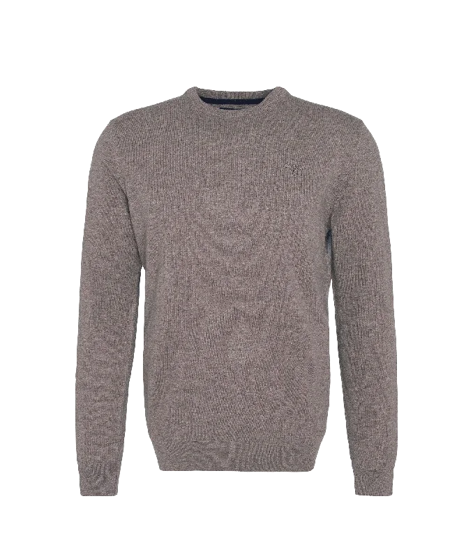 Essential Crew Neck Sweatshirt - Grey Hoodie with Tied Waist Feminine Flattering