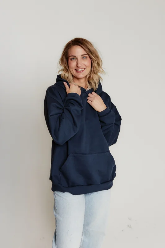 The Hoodie Hoodie with Typography Text Message