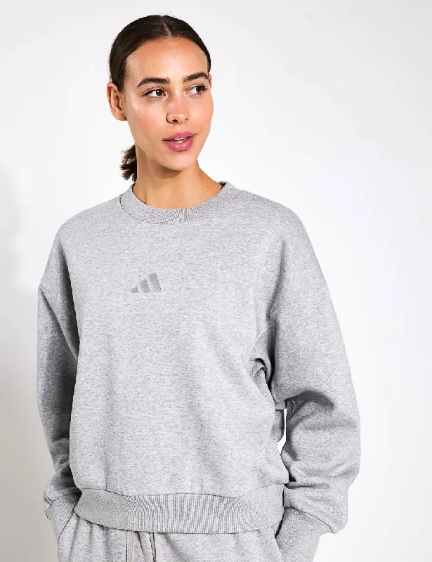ALL SZN Fleece Loose Sweatshirt - Medium Grey Heather Hoodie Sweatshirt Pullover