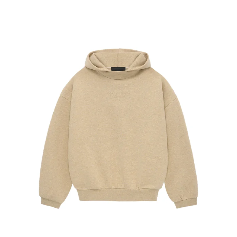 Fear of God Essential Gold Heather Hoodie Hoodie with Hem Detail Decorative Unique