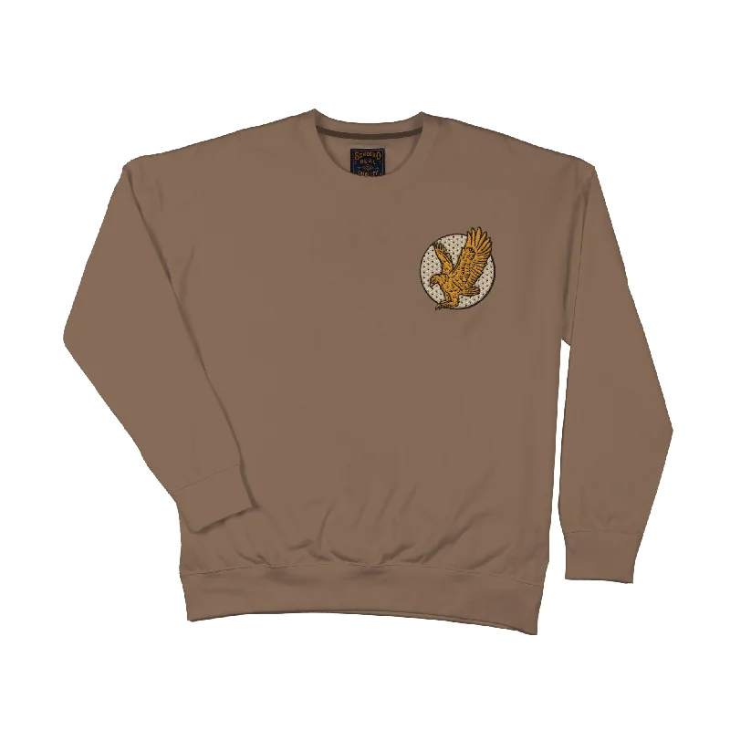 Aguila Sweatshirt Hoodie with Camouflage Military Edgy