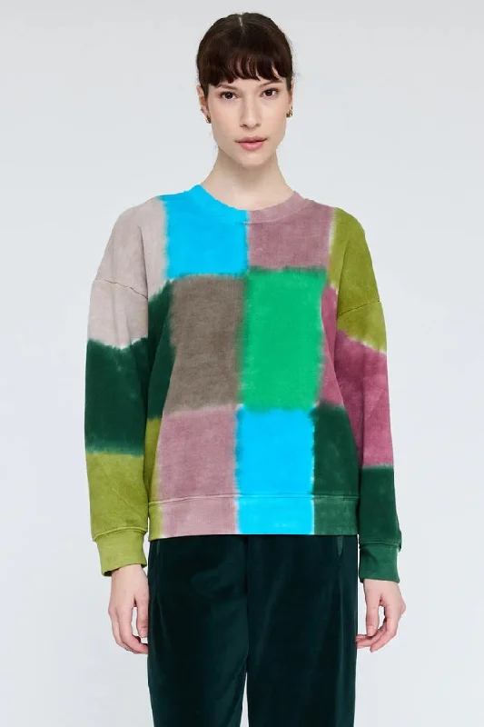 RAQUEL ALLEGRA Yves Sweatshirt Hoodie with Half-Zip Sporty Casual