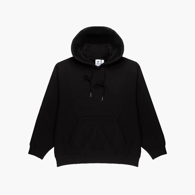 adidas Originals Hoodie Black Hoodie with Zipper Placket Modern Functional