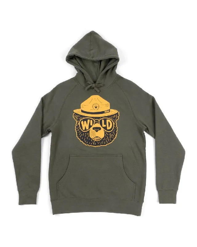 Wildbear Unisex Hoodie | Olive Oversized Hoodie Comfort Casual