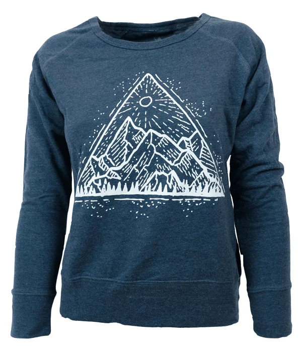 Women's Mountain View Sweatshirt Hooded Sweatshirt Casual Wear Street Style
