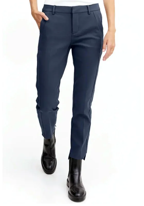 Fransa Tessa Straight Leg Trouser, Navy Trousers Top Rated