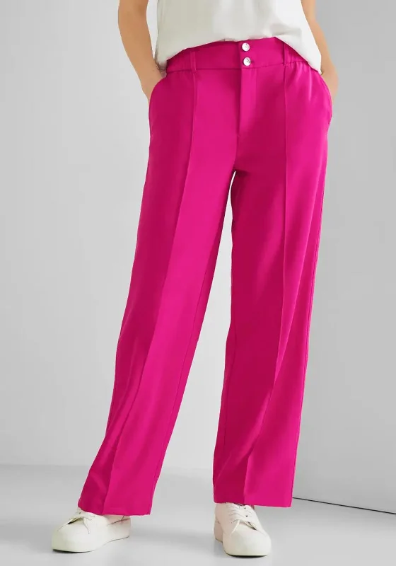 Street One Straight Leg Trousers, Now Pink Trousers luxurious high-end