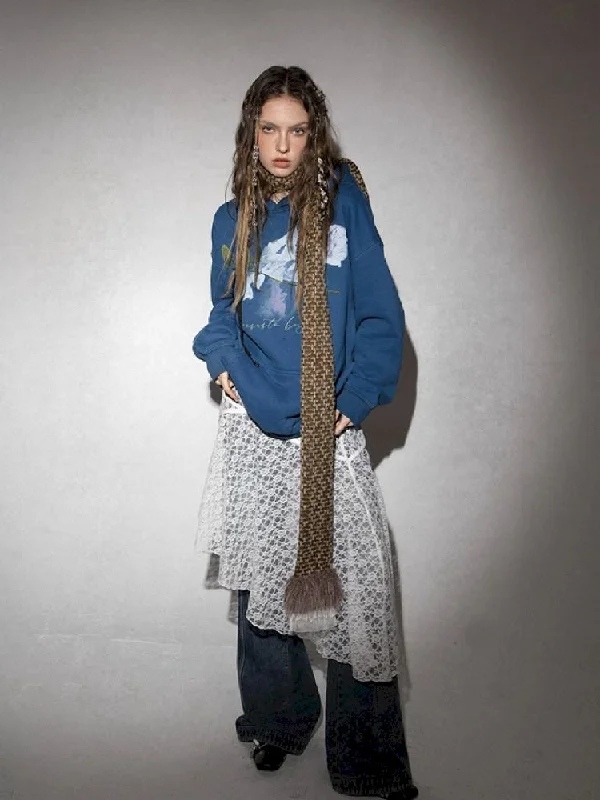 Fleece lining padded unisex hooded loose sweater【s0000005028】 Velvet Chenille Corduroy