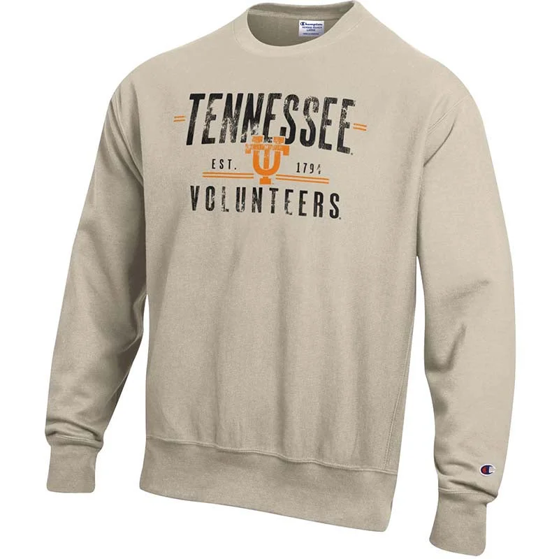 UT Vault Crewneck Sweatshirt Hoodie with Side Slits Relaxed Casual
