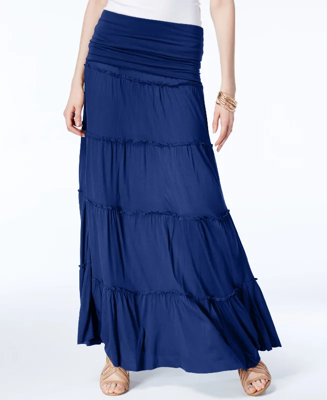 INC International Concepts Tiered Convertible Maxi Skirt athletic skirt fit
