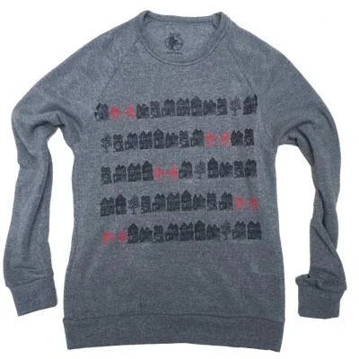 Victorian Bridges Sweatshirt Hoodie with Drawstring Waist Adjustable Fitted