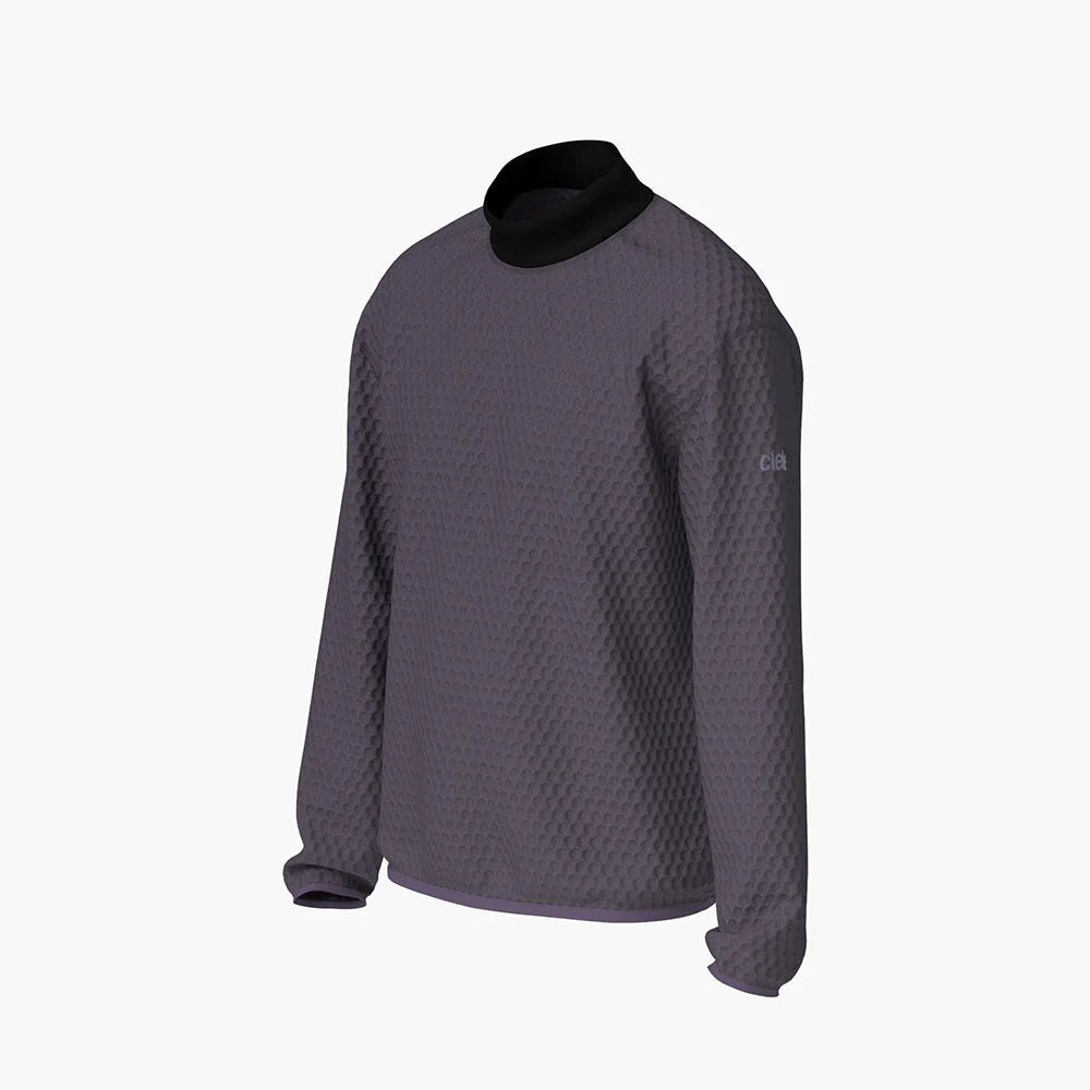VLVMockneck Sweatshirt Hoodie with Camouflage Military Edgy
