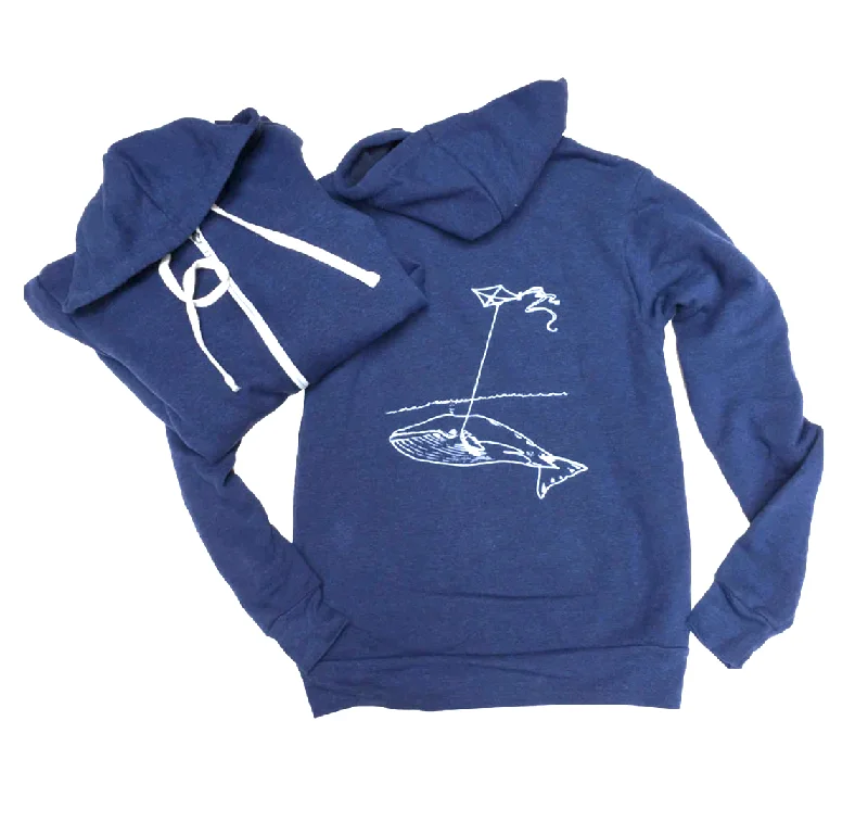Whale Zip Hoodie Hoodie with Snap Buttons Easy Quick