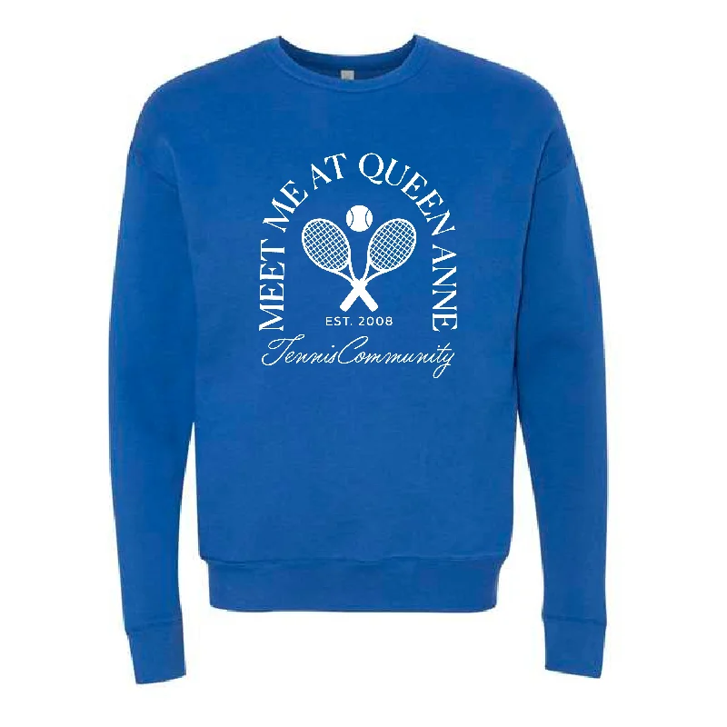The Meet Me at Queen Anne | True Royal Crewneck Sweatshirt Hoodie with Turtle Neck Cozy Winter