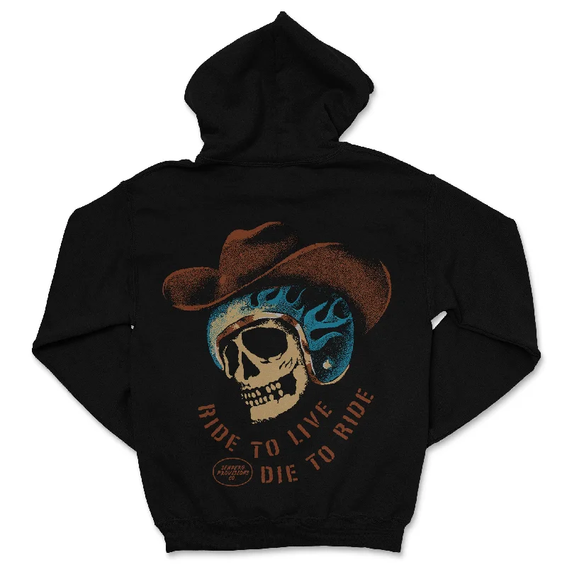 Die to Ride Hoodie Hoodie with Print Artistic Unique