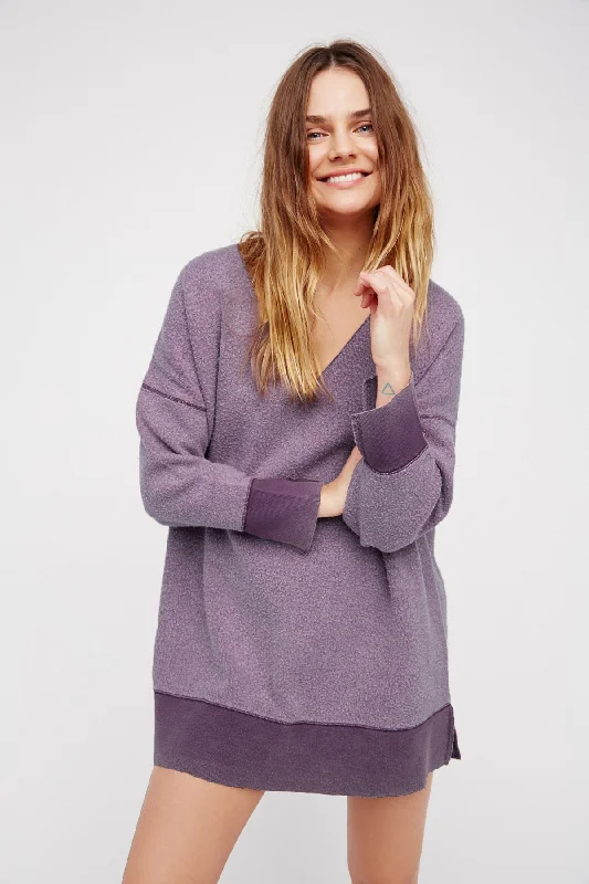 2018 women autumn long sweatshirts hot sale fleece fashion hoodies V-neck loose bat sleeve cute outerwear hoodie boho sweatshirt Hoodie with High Neck Warm Protective