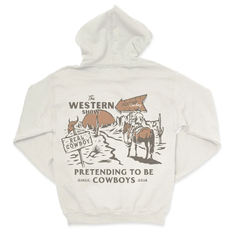 Western Show Hoodie Hoodie with Thumb Holes Functional Cozy