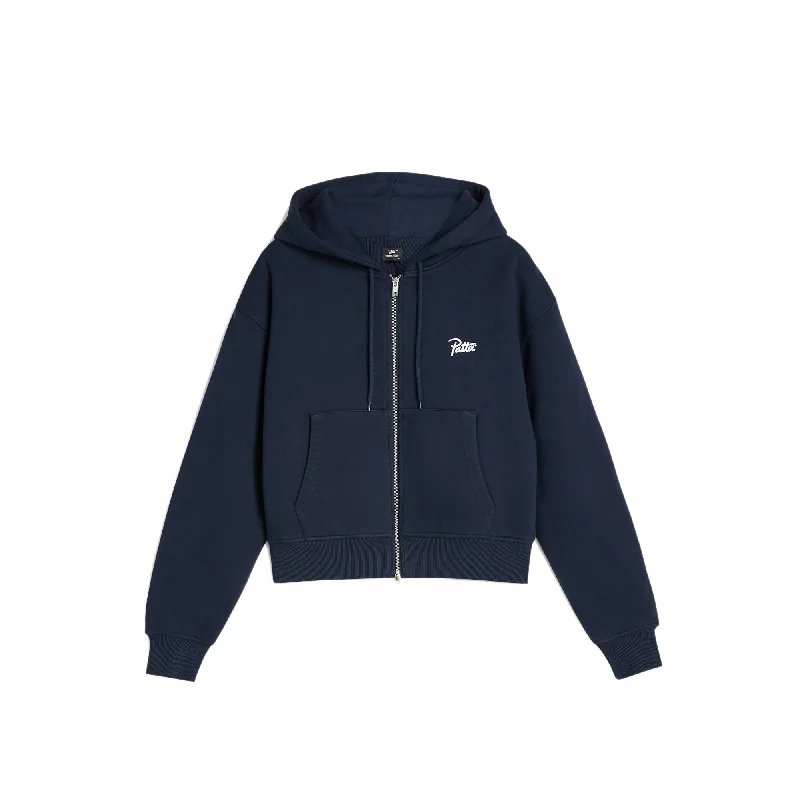 Patta Mens Classic Zip-Up Hoodie Hoodie with Back Slit Movement Comfort