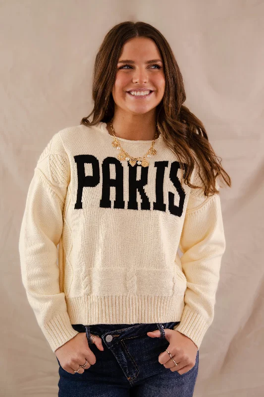 New Romance In The City Sweater-Paris Zippered Buttoned Snapped