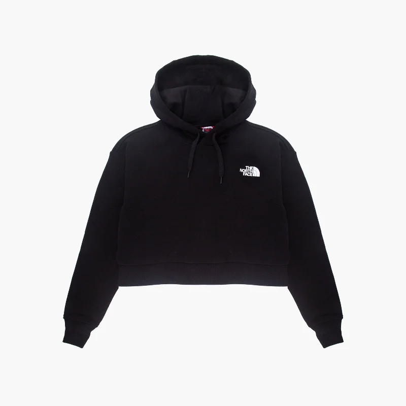 The North Face Trend Crop Hoodie Hoodie with Hidden Zipper Minimalist Clean
