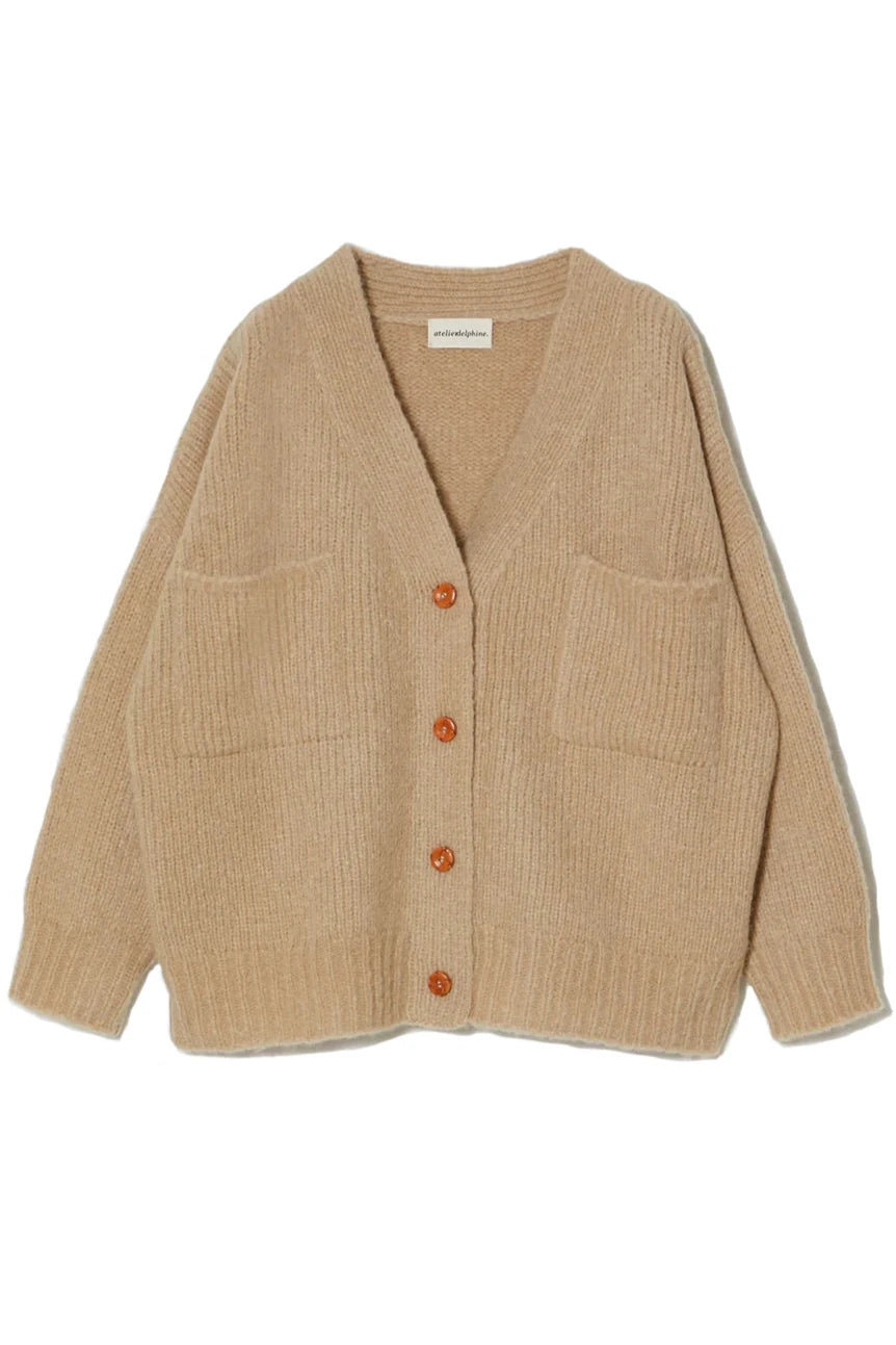 Amelia Cardigan Herringbone Houndstooth Plaid