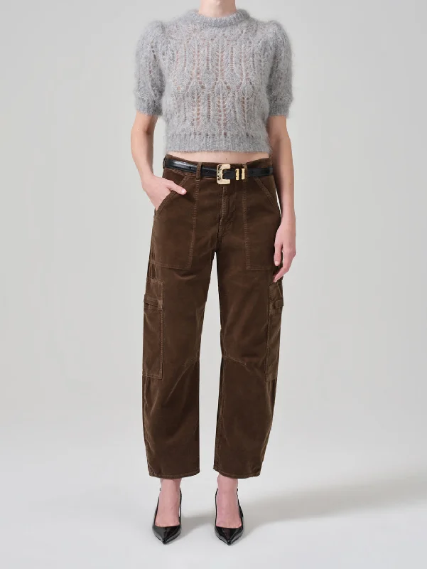 Marcelle Corduroy Cargo Pant - Costes Skinny Jeans,